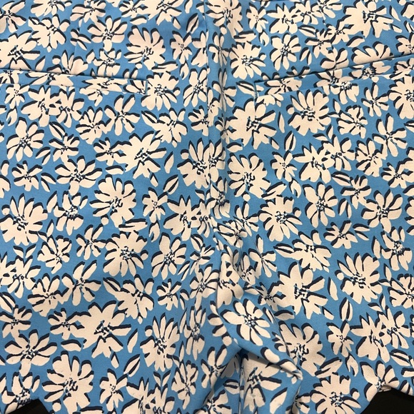 Lilly Pulitzer Floral Blue and White Shorts - Picture 4 of 4